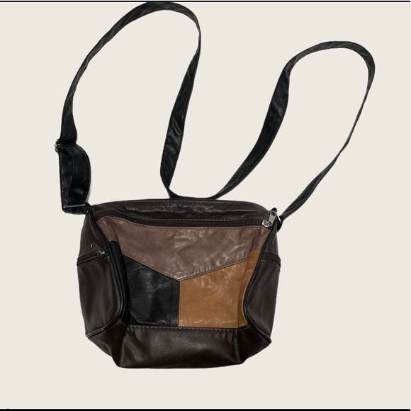 ✨ VINTAGE WOMEN’s LEATHER SHOULDER MINI BAG - Picture 2 of 4